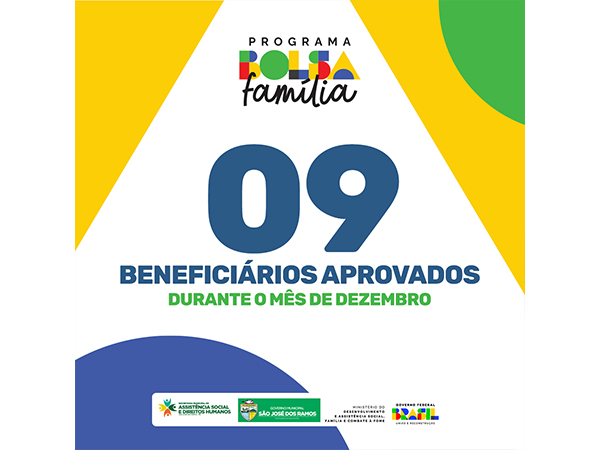 Novos beneficiários do Programa Bolsa Família em Dezembro de 2024!