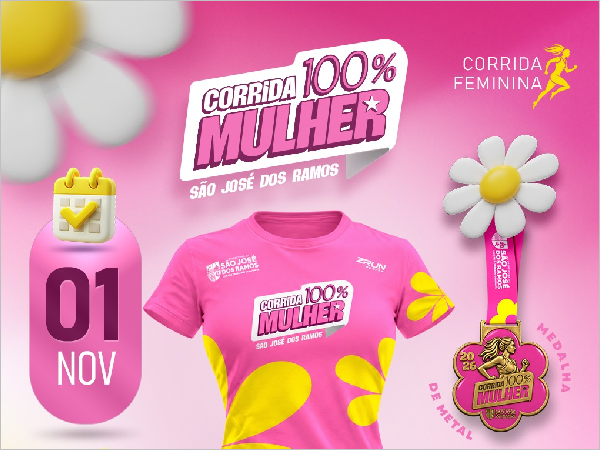 CORRIDA 100% MULHER!